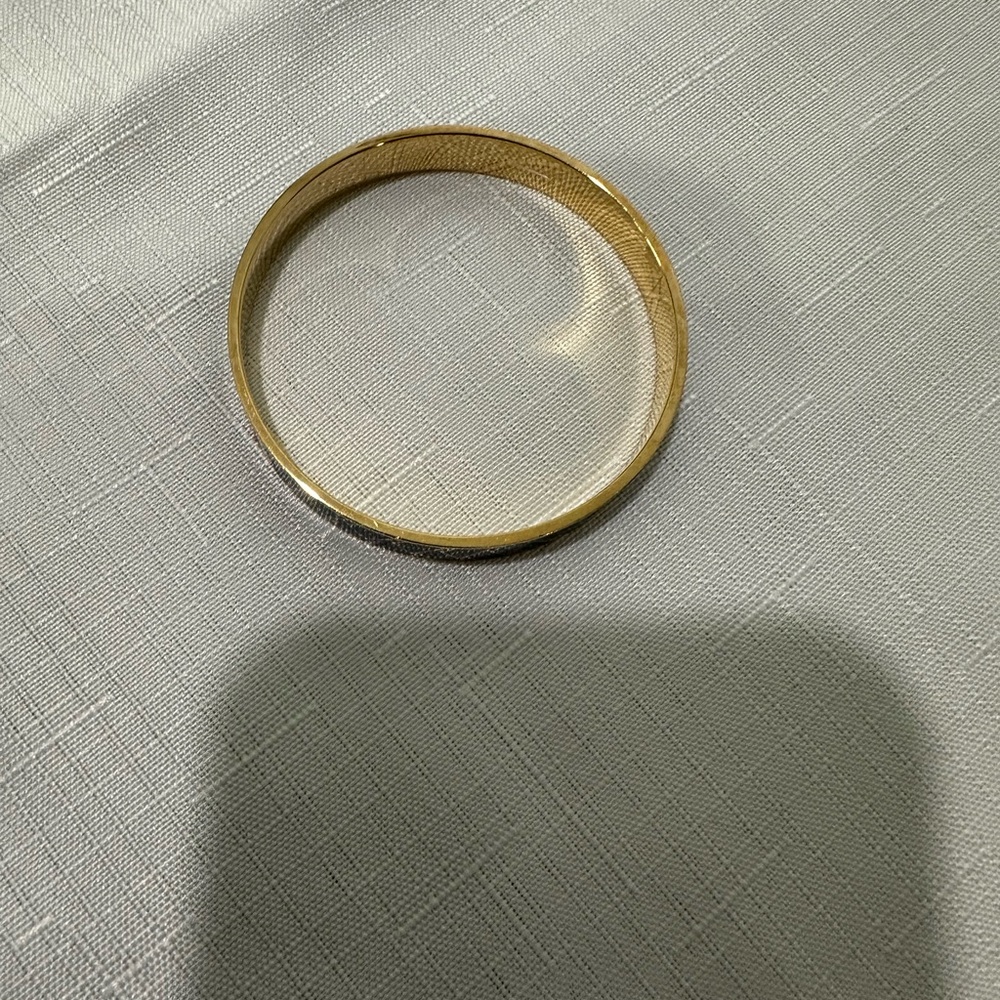 J Crew Blue & Gold Bangle Bracelet - Picture 2 of 3